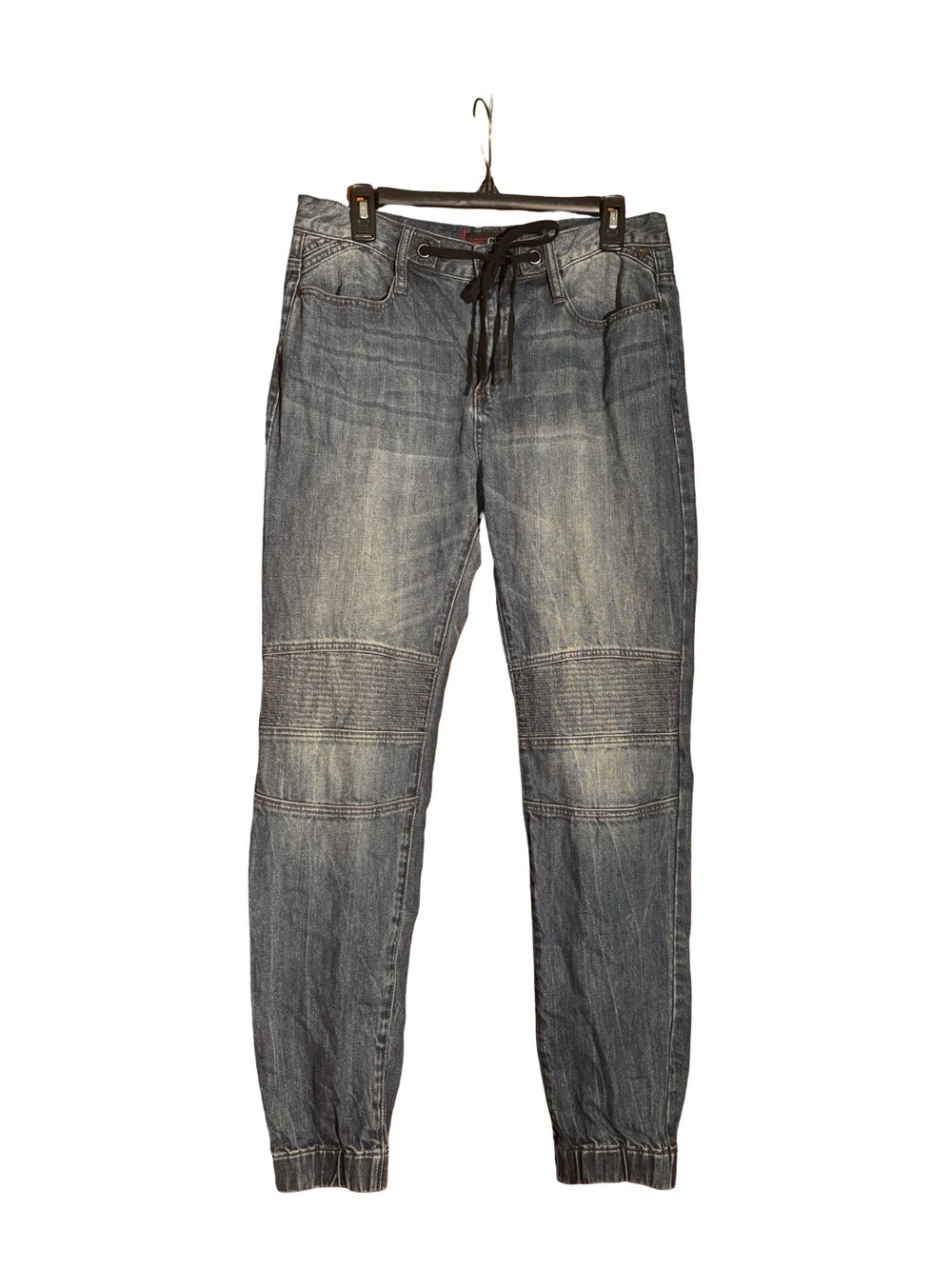 Guess Denim Joggers Drawstring Tapered Casual - Size 31